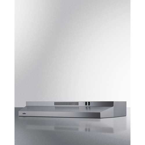 Summit H36RSSADA 35.88" W Stainless Steel Under Cabinet Convertible Range Hood