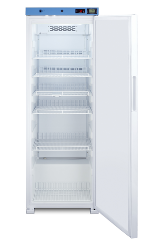 Summit ACR1321WNSF456 12.71 Cu. Ft. White Upright Healthcare Refrigerator - 115 Volts