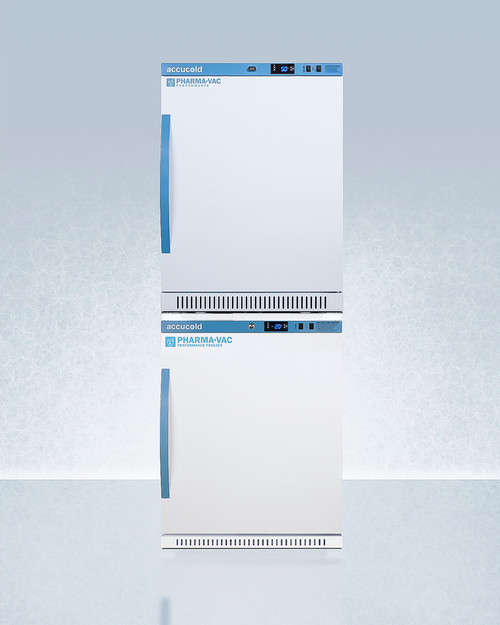 Summit ARS6PV-AFZ5PVBIADASTACK 9.88 Cu. Ft. Stainless Steel Performance Series All-Refrigerator or All-Freezer Combination - 115 Volts