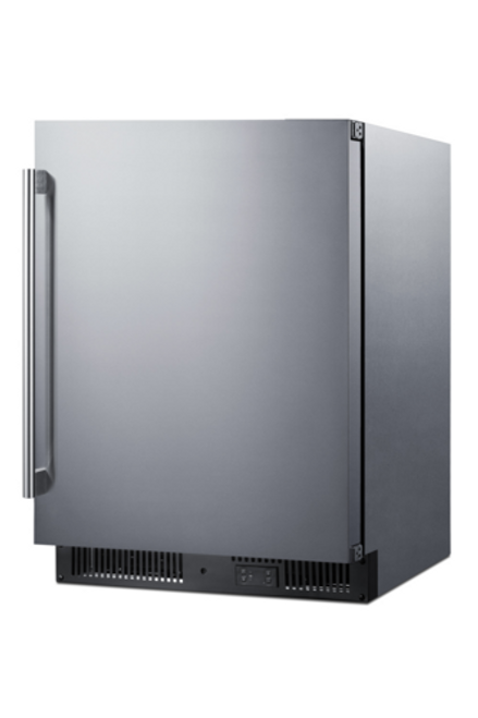 Summit ALFZ53CSS 3.7 Cu. Ft. Stainless Steel Reach-In Undercounter All-Freezer - 115 Volts