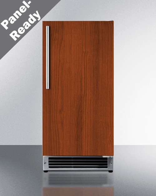 Summit BIM26H32IF 25 Lbs. Stainless Steel Drain-Free Design Undercounter Icemaker - 115 Volts