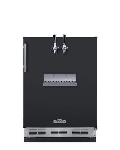 Summit SBC58BFRTPCF 5.3 Cu.Ft. Stainless Steel Front Tap Built-In Cold Brew Coffee Kegerator - 115 Volts