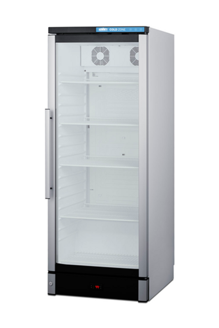 Summit SCR1154 9.9 Cu. Ft. White Slim Reach-In Beverage Merchandiser - 115 Volts