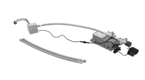 Component Hardware KE19-1100-SD1 3" Chrome Swivel Gooseneck Spout Splash Mount 1.5 GPM Encore Intelli-Flo Electronic Faucet