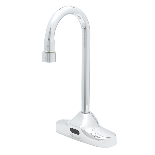 T&S Brass EC-3107-VF05-HG 4" Centers Deck Mount 0.5 GPM ChekPoint Electronic Faucet