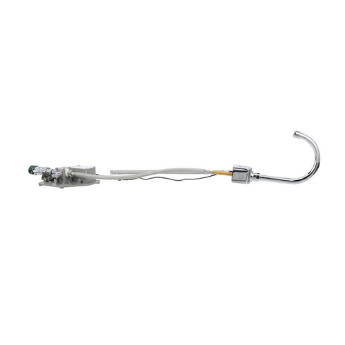 Component Hardware KE19-4002-SD1 6" Chrome Swivel Gooseneck Spout Deck Mount 1.5 GPM Encore Intelli-Flo Electronic Faucet