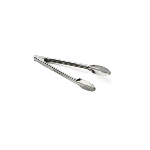 TableCraft Products 712 12" Stainless Steel Utility Tongs