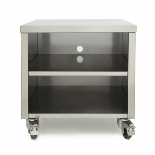 Sammic 1140560 21.6" W x 20" H x 25" D Stainless Steel Open Cabinet Trolley-Stand for SE/SU-400