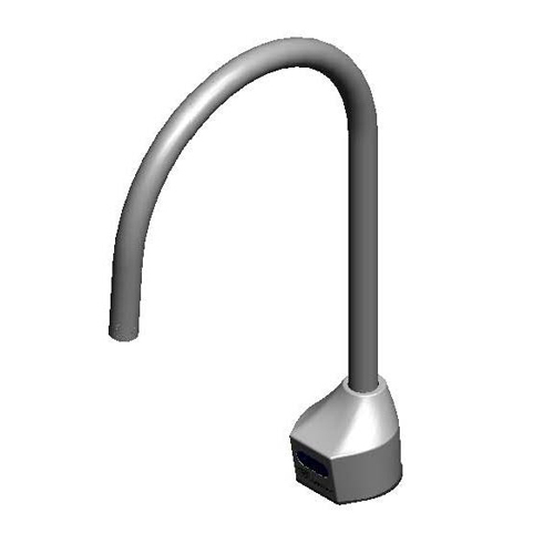 T&S Brass EC-3100-7XP-F15 Single Hole Deck Mount Gooseneck with 1.5 GPM ChekPoint Electronic Sensor Faucet