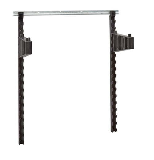 Cambro EWSSBS14110 14" Black Straight Camshelving Elevation Series Wall Shelving Bracket