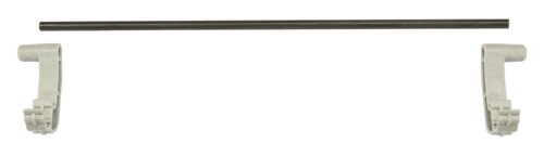 Cambro EWSR21E151 21" x 2" Soft Gray Polypropylene Camshelving Elevation Series Wall Shelving Rail End