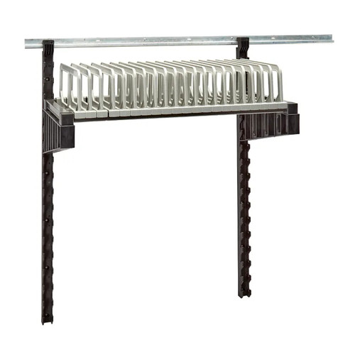 Cambro EWSDRYA1848480 18" x 48" Speckled Gray Camshelving Elevation Series Wall Shelving Dry Rack Add-On
