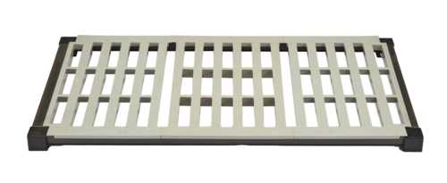 Cambro EWSSK2148V580 21" x 48" Brushed Graphite Camshelving Elevation Series Wall Shelving Shelf Kit