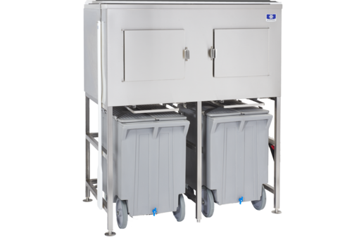 Manitowoc LBCS1360 722 Lbs. Stainless Steel Front and Sides Large Bin Cart system