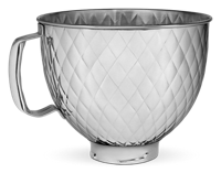 KitchenAid KSM5SSBQB 5 Qt. Tilt Head Quilted Stainless Steel Bowl