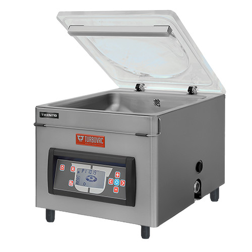 Omcan USA 59013 16.5" Seal Length Countertop Single Chamber Turbovac Heavy-Duty Vacuum Packaging Machine - 110 Volts 1-Ph