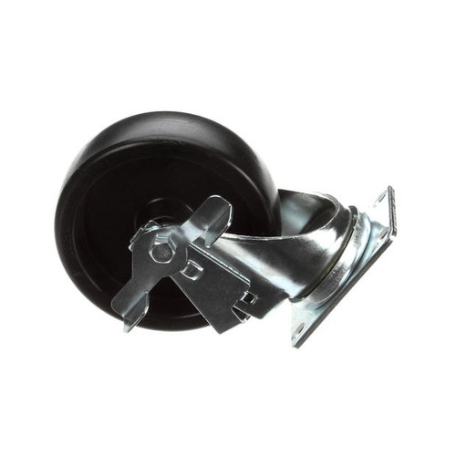 27154 CASTER-5 IN SWIVEL LKG MTG PL