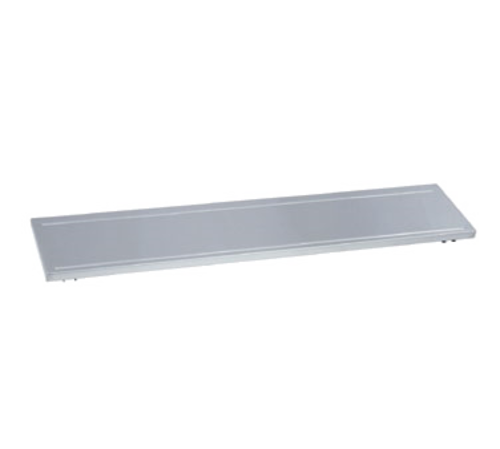 Duke SOLID-FX-102 102" W x 12" D Stainless Steel Solid Stationary Tray Slide