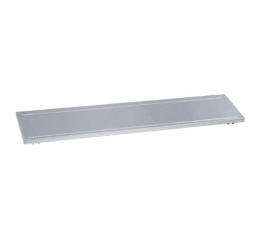 Duke SOLID-FX-102 102" W x 12" D Stainless Steel Solid Stationary Tray Slide