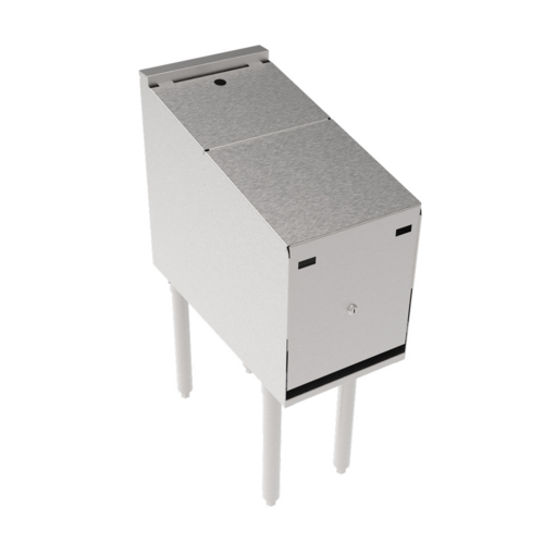 Krowne KR24-ML12-LC 12"W Freestanding Royal Series Underbar Liquor Bottle Display Unit with Removable Locking Cover