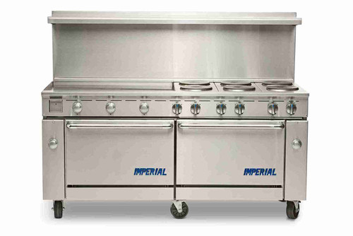 Imperial IR-G60T-E 60" Electric Pro Series Restaurant Range - 208 Volts