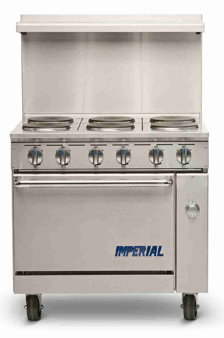 Imperial IR-G48T-E-C-XB 48" Electric Pro Series Restaurant Range - 208 Volts