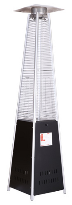 Omcan USA 47879 Stainless Steel Propane Patio Heater - 42,000 BTU
