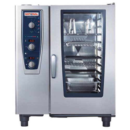 RATIONAL ICC 10-HALF NG 120V 1 PH (LM200DG) Natural Gas Combi Oven or Steamer - 120 Volts 1 Phase