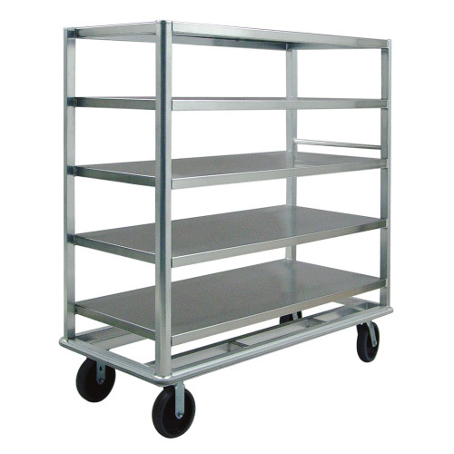 New Age 98181 78"W 5 Shelves 2500 Lbs. Queen Mary Banquet Cart with 10.5" Spacing