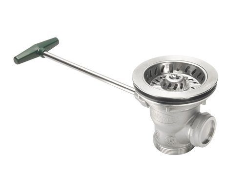 Krowne 22-800 Nickel Plated Cast Bronze Royal Series Ball Valve Twist Drain