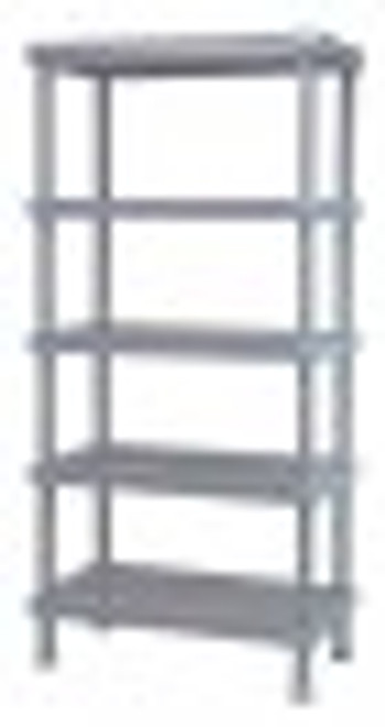 Quantum QP213662V4S1 36" W x 21" D Gray Millenia Shelving Unit