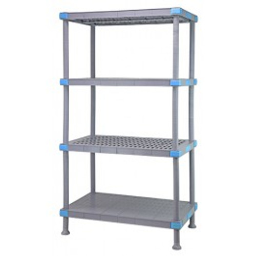 Quantum QP184886V3S1 48" W x 18" D Gray Millenia Shelving Unit