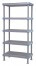 Quantum QP212450VS-5 24" W x 21" D Gray 5 Shelves Millenia Shelving Unit