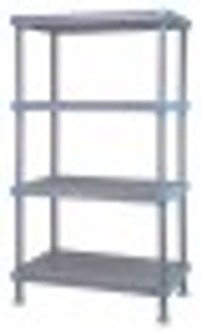 Quantum QP215462V3S1 54" W x 21" D Gray Millenia Shelving Unit