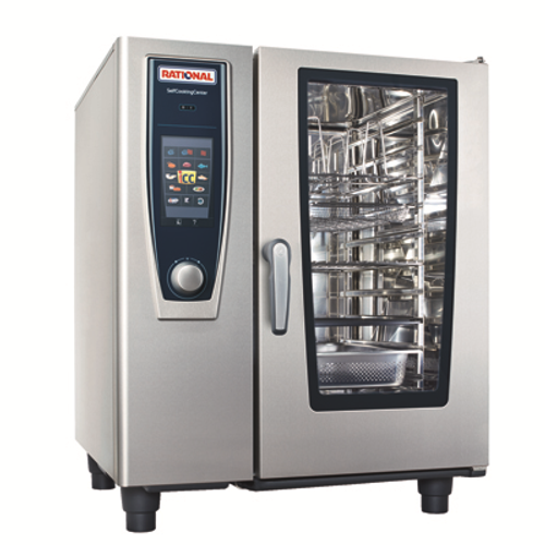 RATIONAL ICP 10-HALF LP 208/240V 1 PH (LM100DG) Natural Gas Combi Oven or Steamer - 208 Volts 1 Phase