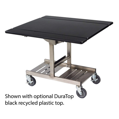 Lakeside 74410S Simplicity Series Rectangle Room Service Table