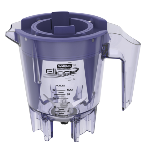 Waring CAC187-10 32 Oz. Ellipse Purple Jar with Dasher and Lid Only