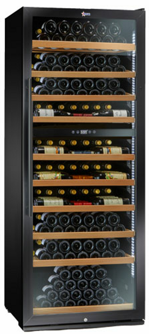 Omcan USA 47149 290 Bottle Dual Zone Wine Cooler - 115 Volts