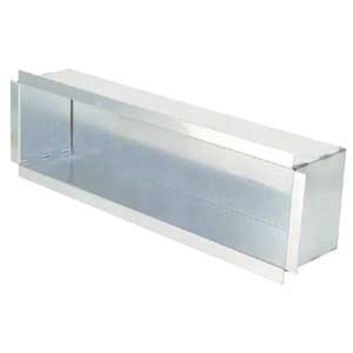 Micro Matic SB491S 20" W x 5" H Short Sleeve Galvanized Shadow Box