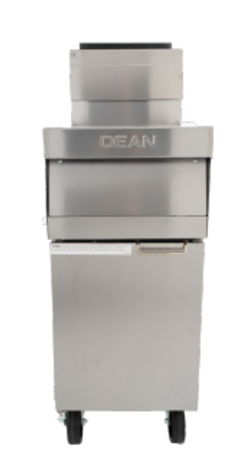 Dean Industries 3PRG50T-LP 50 Lbs. Stainless Steel Liquid Propane Dean PowerRunner Fryer - 120,000 BTU