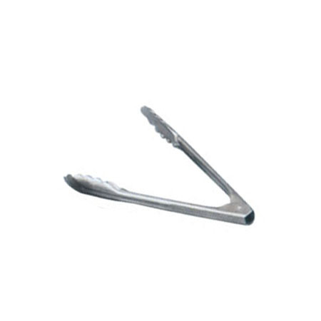 Omcan USA 80787 9" Stainless Steel Medium Weight Coiled Spring Utility Tong