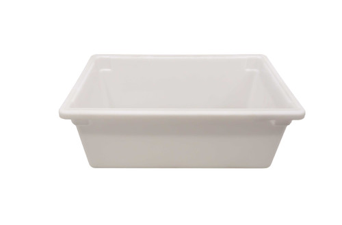 Omcan USA 85130 18" W x 9" H x 26" D White Polypropylene Rectangular Food Storage Container