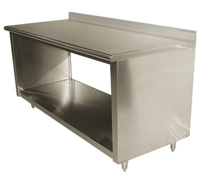 Advance Tabco TA-55 Remove Back Panel on Enclosed Base