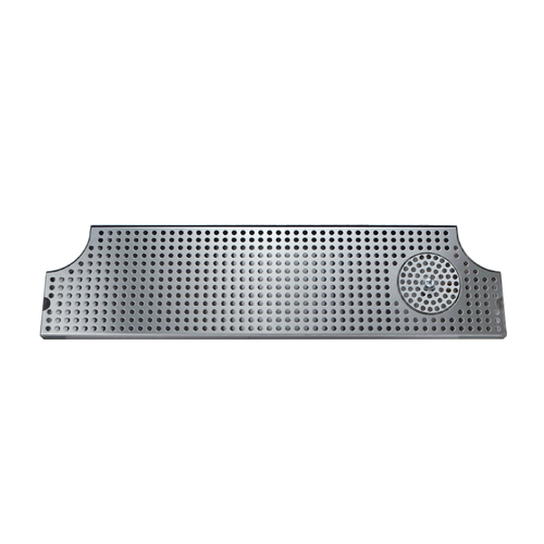 Micro Matic DP-MET-H-46GR-Z 46" W x 8.5" D Stainless Steel with Drain and Glass Rinser Drip Tray Trough