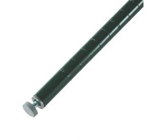 CAC China AECP-08 8" H Green Epoxy Coated Metal Post for Wire Shelving (4 Each Per Case)