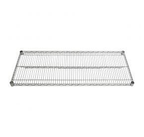 CAC China ACWS-1872 72" L x 18" W 600 Lbs. Weight Capacity Chrome-Plated Metal Wire Shelf (2 Each Per Case)