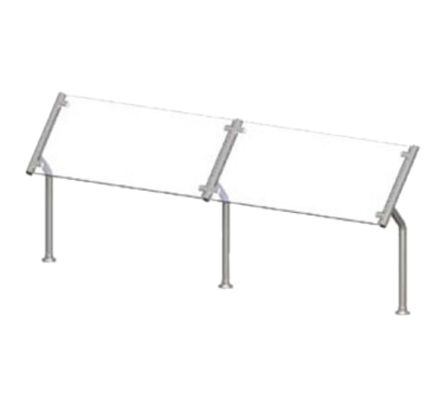 Vollrath N98635 Self-Service Single-Sided Stainless Steel NSF2 (2011) Contemporary Breath Guard