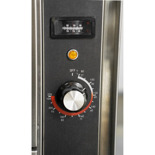 Omcan USA 47547 Stainless Steel Double Freestanding Narrow Drawer Warmer - 120 Volts