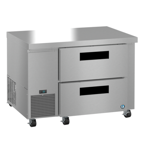 Hoshizaki ULR46B-D2 11.78 Cu. Ft. One-Section Solid Door Stainless Steel Reach-In Steelheart Series Undercounter Refrigerator - 115 Volts