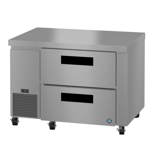 Hoshizaki ULR46B-D2 11.78 Cu. Ft. One-Section Solid Door Stainless Steel Reach-In Steelheart Series Undercounter Refrigerator - 115 Volts